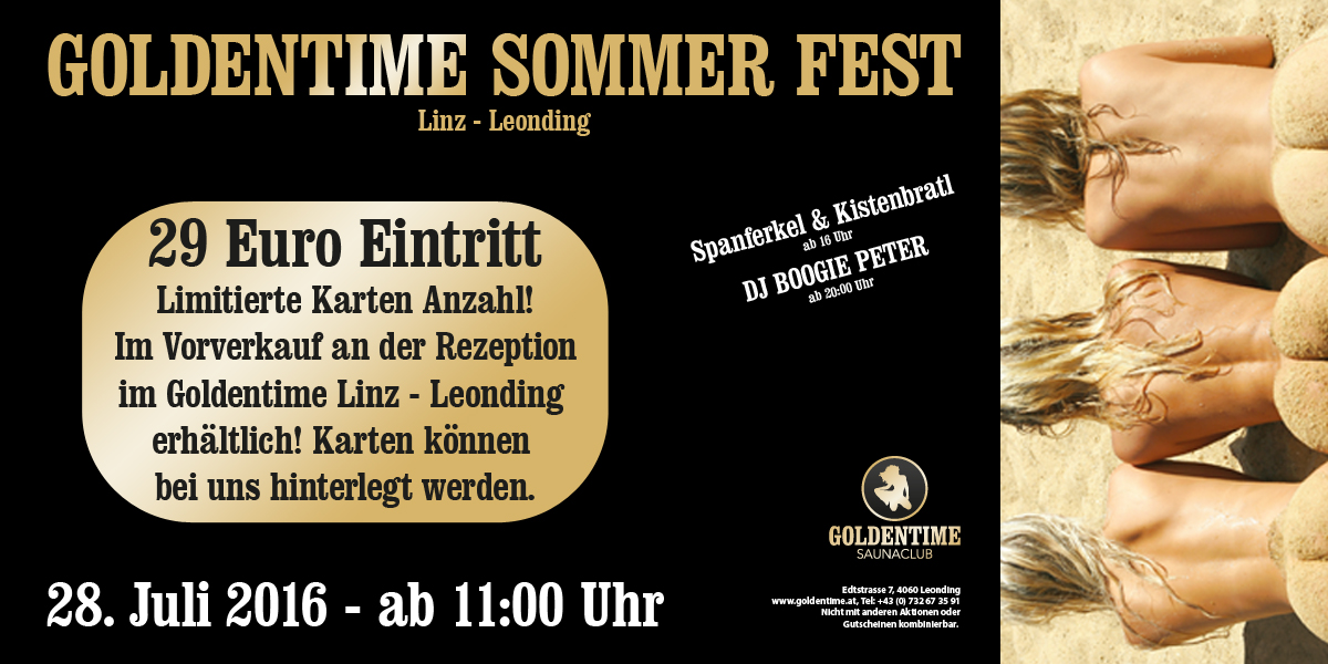 Sommer Fest am 28. Juli 2016 ab 11 Uhr