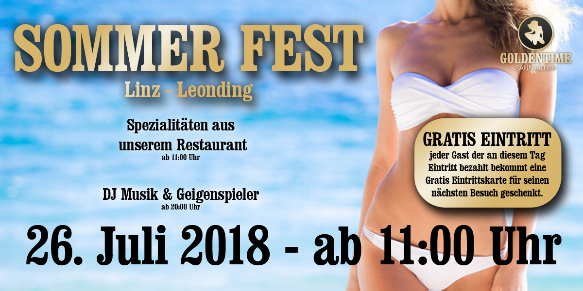 Sommer Fest am 26. Juli