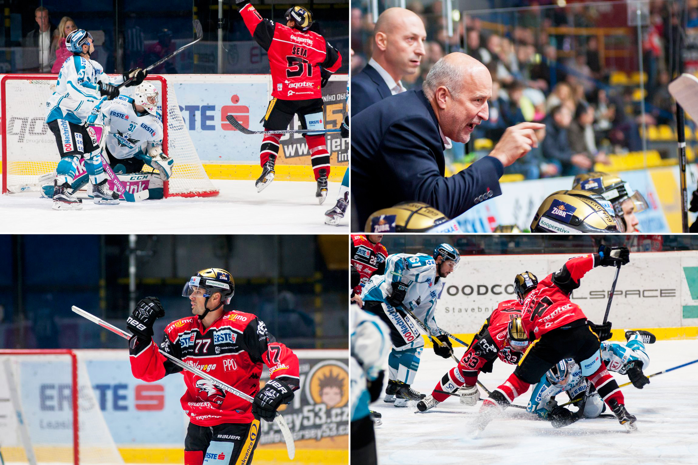 HC ORLI ZNOJMO unterstützt vom GOLDENTIME Wien gewinnt über EHC LIWEST Black Wings Linz 5:2